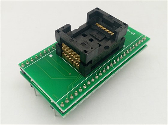 Open Top Programming Socket