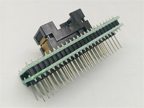 Open Top Programming Socket