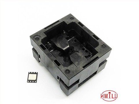 QFN8-1.27-8*6 OPEN-TOP socket