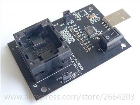 eMMC100 socket USB Tectep BGA100 tester eMMC100 socket USB Tectep BGA100 tester