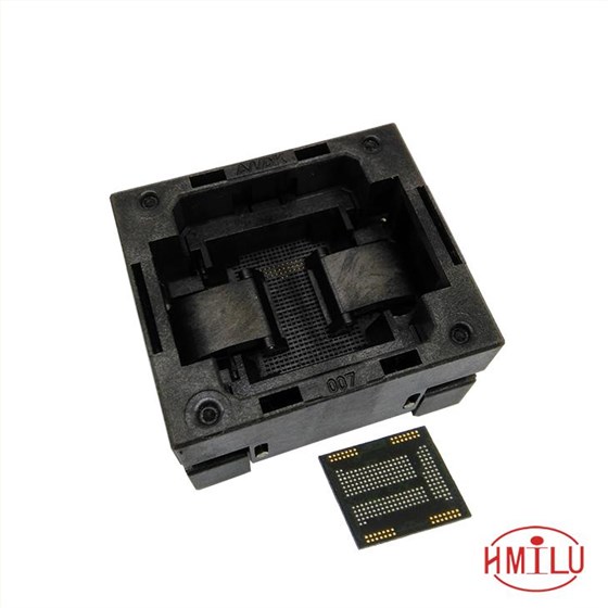 eMCP221 TOP-OPEN down press socket adapter