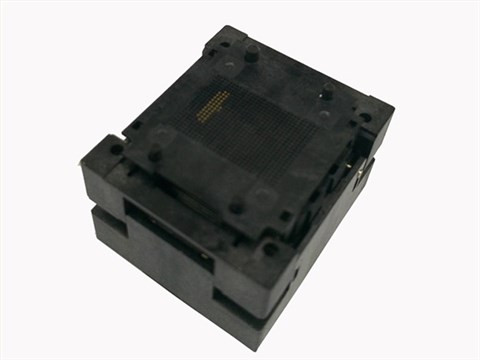 eMCP221 TOP-OPEN down press socket adapter