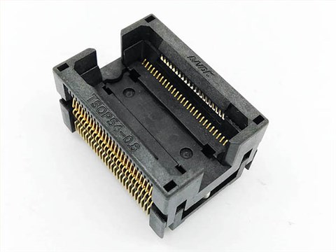 TSOP54-0.8 IC Test Socket Chip Size 18x22mm