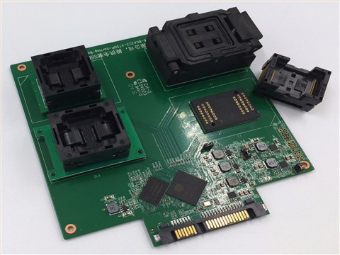 SSD NAND flash SM2256K Controller test solution for BGA152 132 1