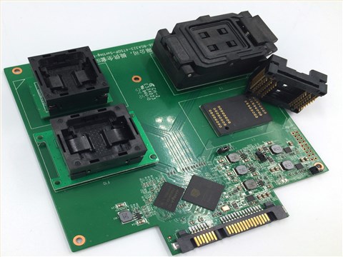 SSD NAND flash SM2256K Controller test solution for BGA152 132 1