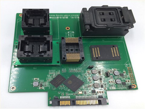 SSD NAND flash SM2256K Controller test solution for BGA152 132 1
