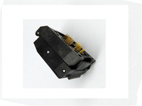 QFP48 0.5 Clamshell burn in socket