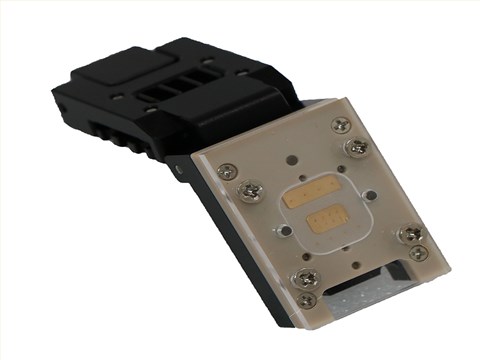 DFN8x8 HEMT socket for 1200V/30A pulse test