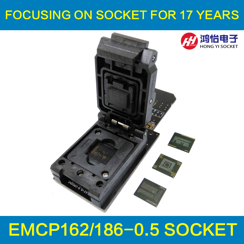 3 IN 1 eMMC153/169 eMCP162/186 eMCP221 Test Socket Reader