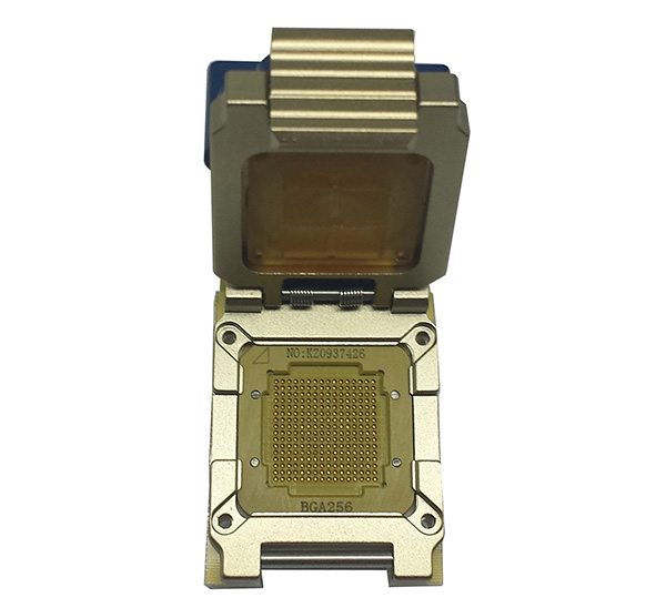 Analysis BGA256 high stable socket for IC design R&D test in Lab