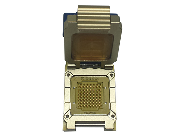 Analysis BGA256 high stable socket for IC design R&D test in Lab