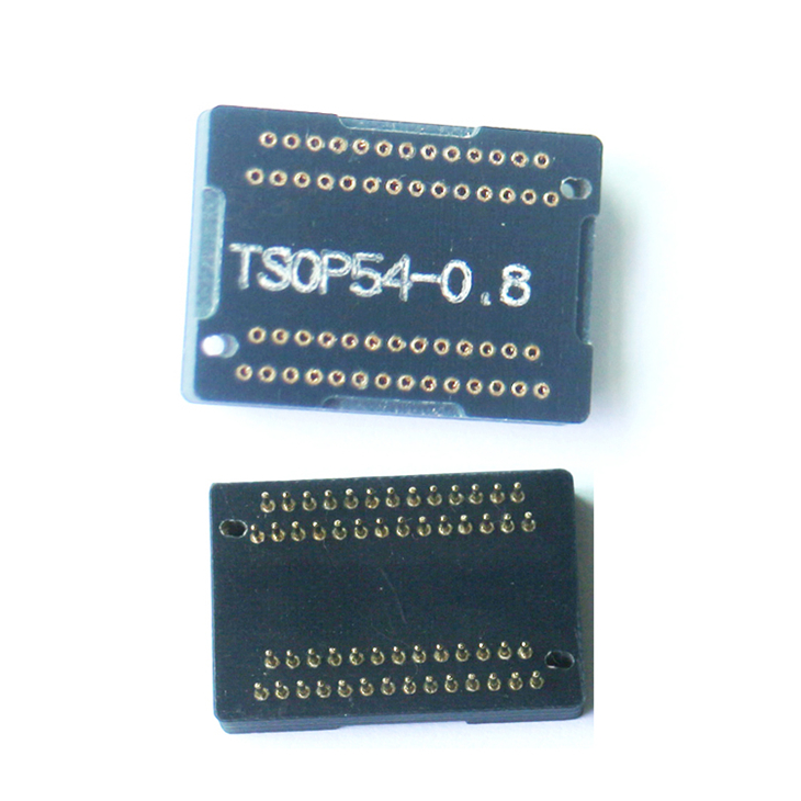 TSOP54 Pin Board TSOP54-0.8 Interposer Board Receptacle Pin Adap TSOP54 Pin Board TSOP54-0.8 Interposer Board Receptacle Pin Adap