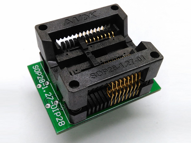 SOP16 Chip Programming Socket 300mil OTS28-1.27-04 IC Test Socke