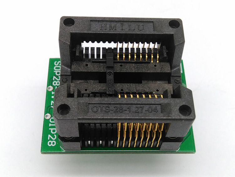SOP16 Chip Programming Socket 300mil OTS28-1.27-04 IC Test Socke
