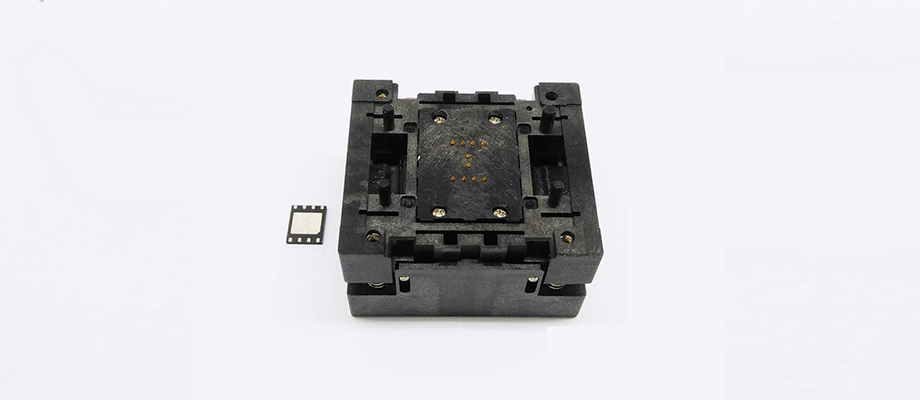 QFN8-0.5-2*3 OPEN-TOP socket for Machine burn in test