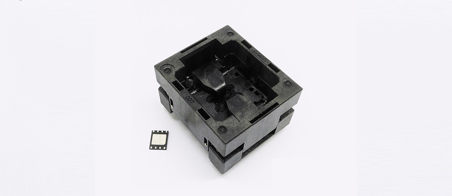 QFN8-0.5-2*3 OPEN-TOP socket for Machine burn in test