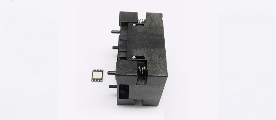 QFN8-0.5-2*3 OPEN-TOP socket for Machine burn in test