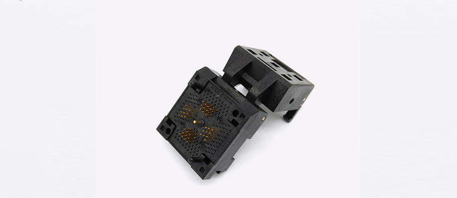 QFN40 MLF40 Burn in Socket IC Test Socket Pitch 0.6mm Clamshell Chip Size 6*6 Flash Adapter Burn in Socket