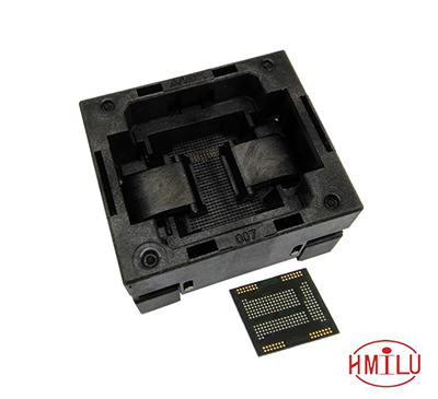 eMCP221 TOP-OPEN down press socket adapter