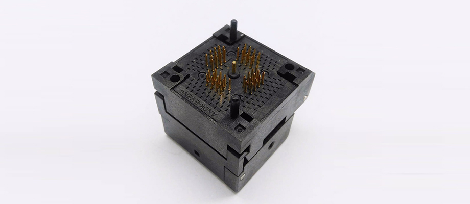 QFN36(5x5)-0.4 Burn in Socket IC Test Socket Opentop Chip IC Size 5*5 Test Socket QFN36 MLF36 Flash Adapter Socket customized