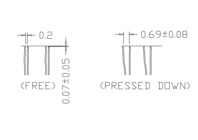 DDR3-0.8 78pin Burn in socket Ball Pin Pitch 0.8mm1