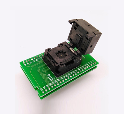 QFN44 MLF44 WLCSP44 to DIP44 Double-Board Programming Socket