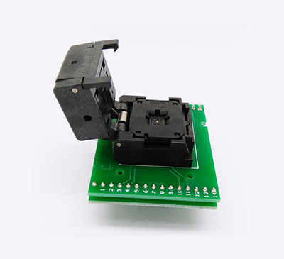 QFN28 MLF28 WLCSP28 to DIP28 Programming Test Socket/Adapter Pit