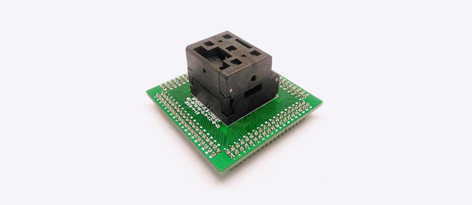 QFN28 MLF28 WLCSP28 to DIP28 Programming Test Socket/Adapter Pitch 0.5mm IC Body Size 5x5 IC550-0284-011-G Clamshell Double PCB