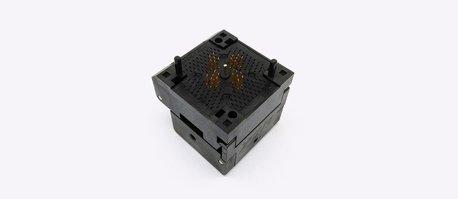 QFN24 MLF24 WLCSP24 Burn in Socket Pin Pitch 0.4mm IC Body Size 4x4mm IC549-0244-016-G Flash Test Socket Adapter