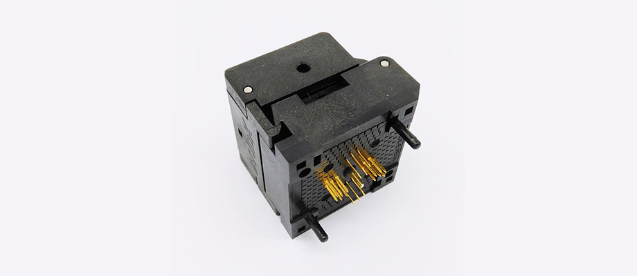 QFN24 MLF24 WLCSP24 Burn in Socket Pin Pitch 0.4mm IC Body Size 4x4mm IC549-0244-016-G Flash Test Socket Adapter