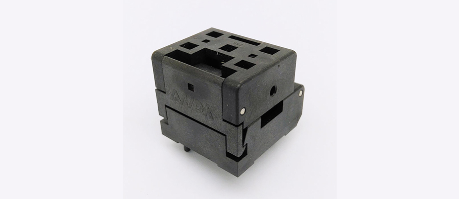 QFN24 MLF24 WLCSP24 Burn in Socket Pin Pitch 0.4mm IC Body Size 4x4mm IC549-0244-016-G Flash Test Socket Adapter