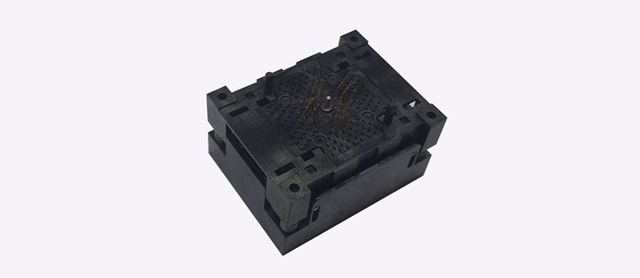 QFN24 MLF24 WLCSP24 Burn in Socket Pin Pitch 0.4mm IC Body Size 4x4mm NP506-024-032-C-G Open Top Flash Test Socket Adapter