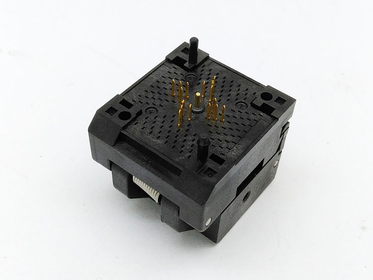 QFN16 MLF16 Burn in Socket IC Test Socket IC550-0164-005-G Pitch 0.5mm Chip Size 3*3 Flash Adapter Clamshell Programming Socket