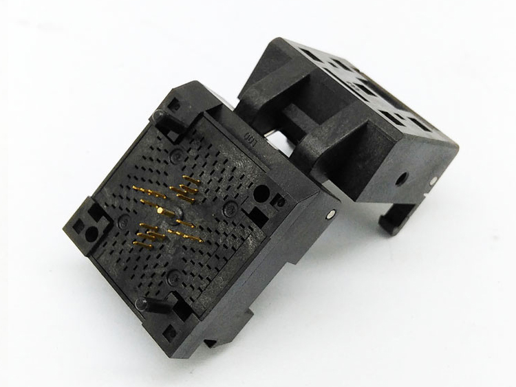 QFN16 MLF16 Burn in Socket IC Test Socket IC550-0164-005-G Pitch 0.5mm Chip Size 3*3 Flash Adapter Clamshell Programming Socket