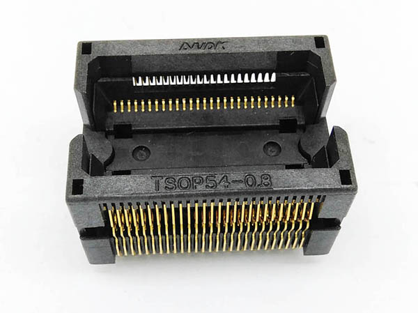 TSOP54-0.8 IC Test Socket Chip Size 18x22mm