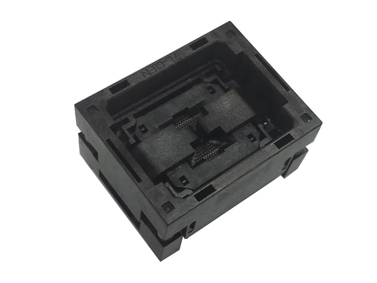 QFN12 MLF12 Open Top Frame Burn in Socket Chip Size 3*3 Pitch 0.5mm Programming Socket Flash Adapter QFN12 Burn in Socket