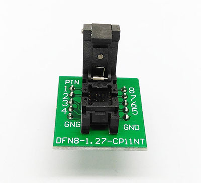 QFN8 DFN8 WSON8 Programming Socket  Size 5*6mm
