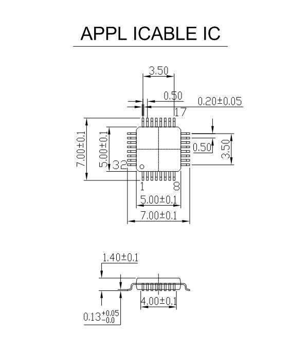 QFP32 TQFP32 LQFP32 Burn in Socket 