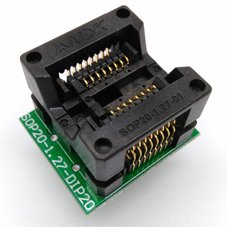 SOP16 SOIC16 SO16 to DIP16 Programming Socket Pitch 1.27mm