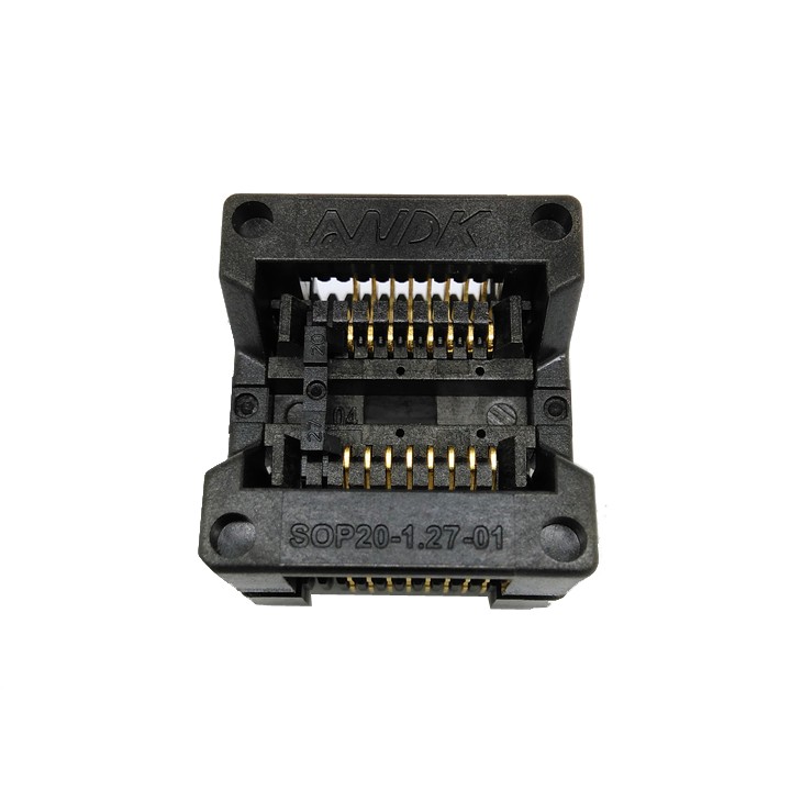 SOP16 SOIC16 SO16 Burn in Socket Pitch 1.27mm