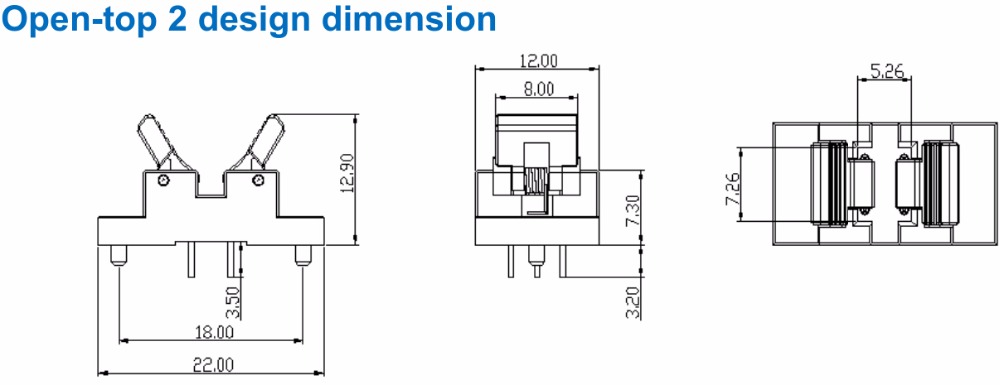 Crystal oscillator socket for 9pin