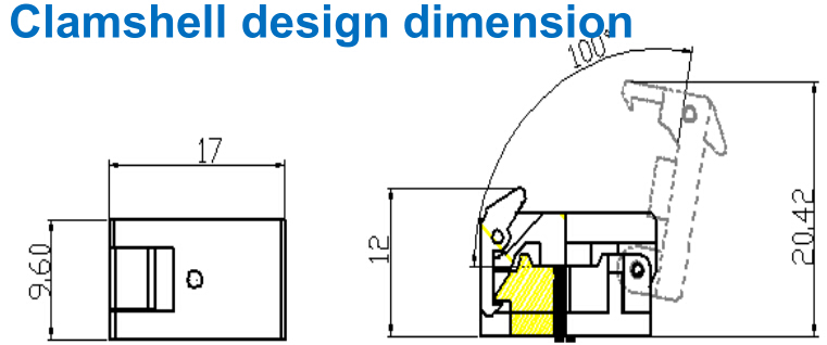Crystal oscillator socket 12pin