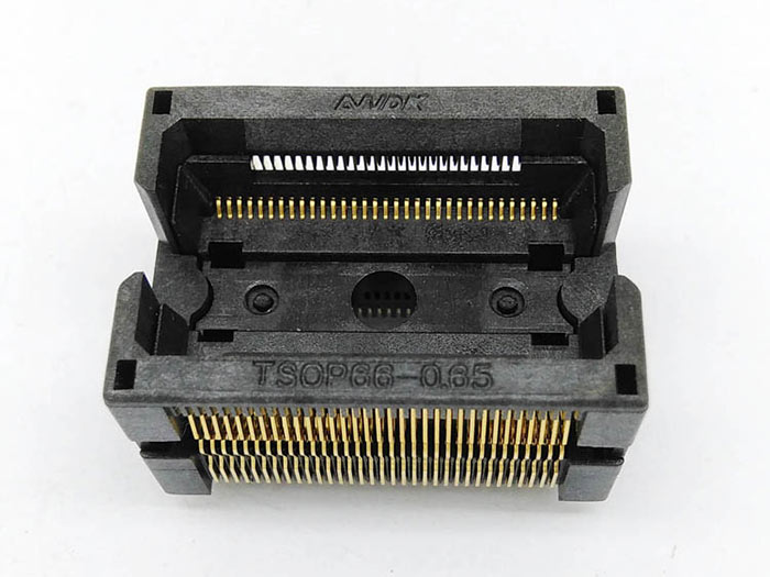 TSOP66 Test Socket Open Top TSOP66-0.65 IC Test Socket 