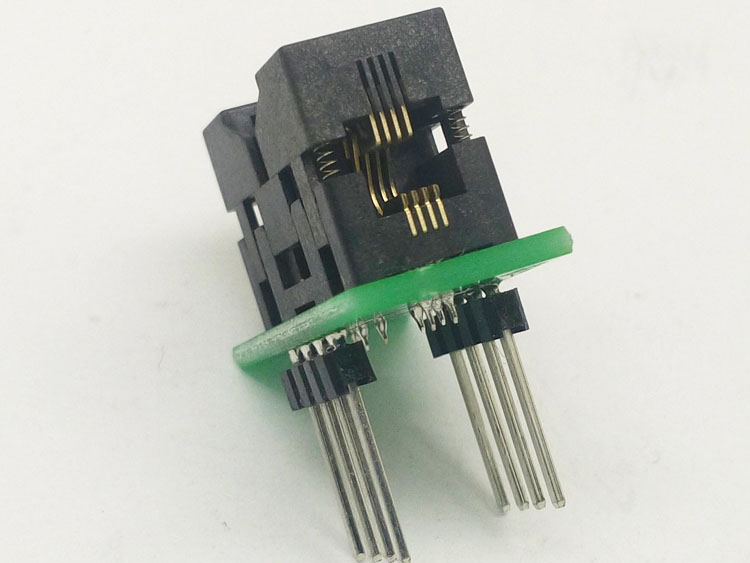 MSOP10 To DIP10 MCU Programmer Test Socket Pitch 0.5mm IC Body Width 3mm Programming Socket Adapter