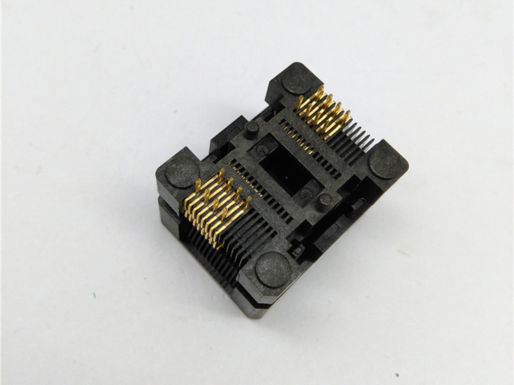 SOP16 SOIC16 SO16 Burn in Socket Pitch 1.27mm 300mil IC Body Width 7.5mm Test Socket Adapter