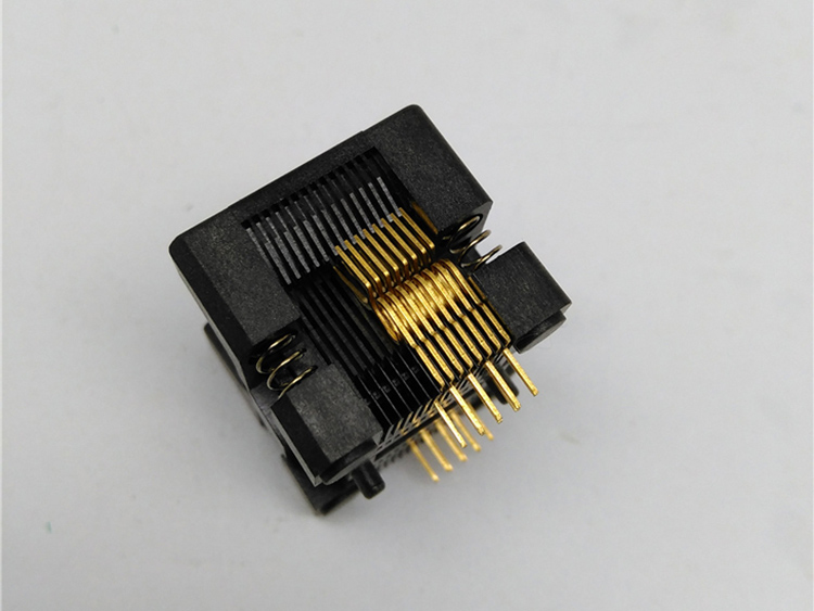 SOP16 SOIC16 SO16 Burn in Socket Pitch 1.27mm 300mil IC Body Width 7.5mm Test Socket Adapter