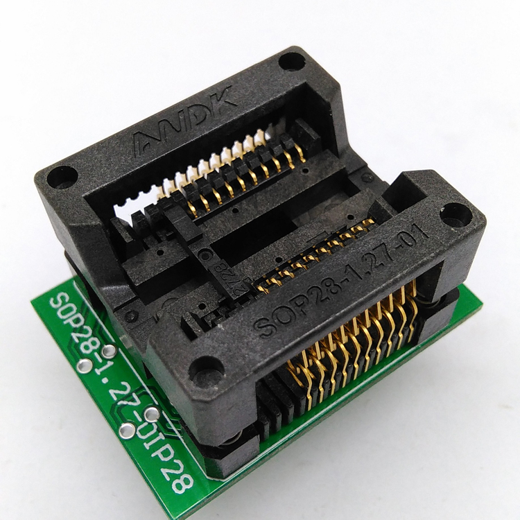 SOP20 SOIC 20 SO20 to DIP20 Programming Socket Pitch 1.27m