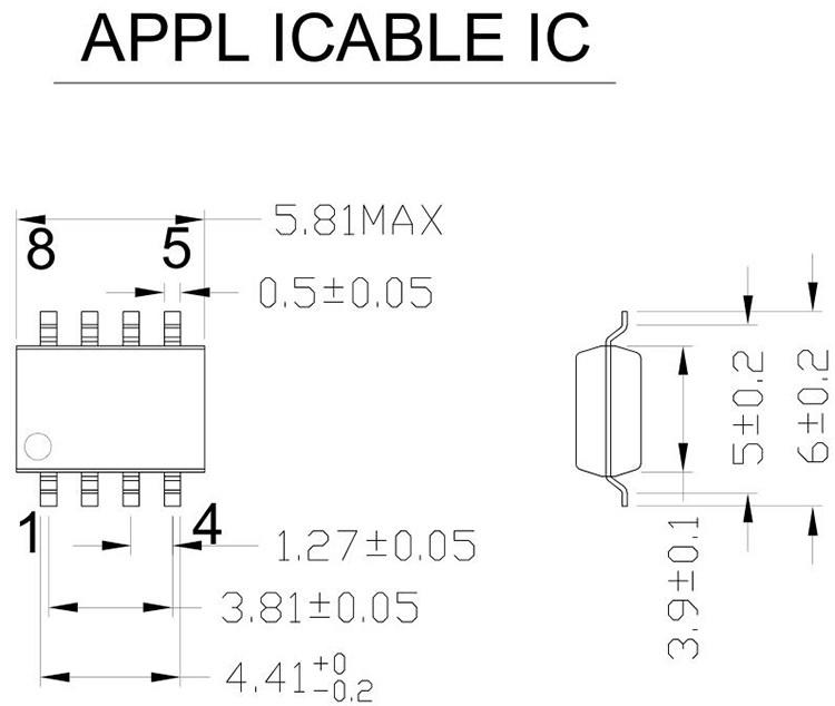 SOP8 Test Clip for BIOS SOP8 SOIC8 Original SOP8 Test Clip 