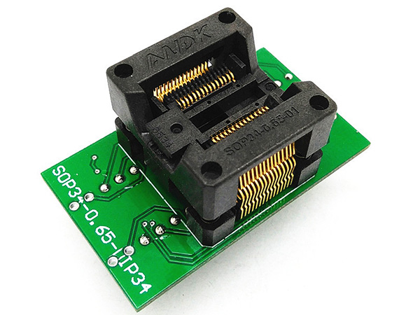 SSOP30(34)-0.65 SSOP30 TSSOP30 to DIP30 Programming Socket Adapter 