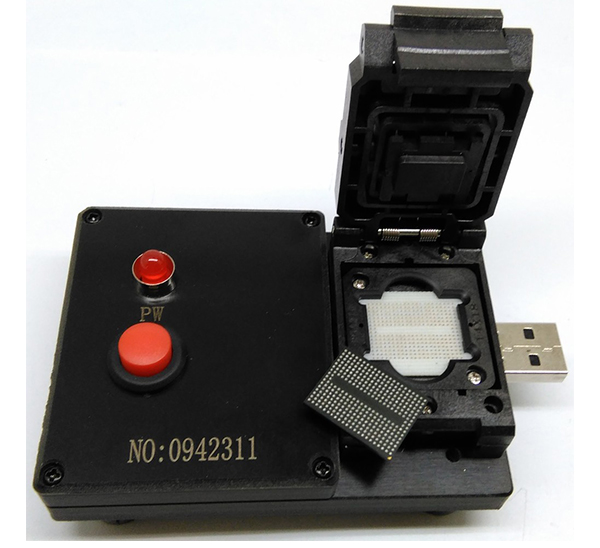 BGA316 U-Disk Test Jig 8CE AlcorMP Controller Clamshell USB Inte